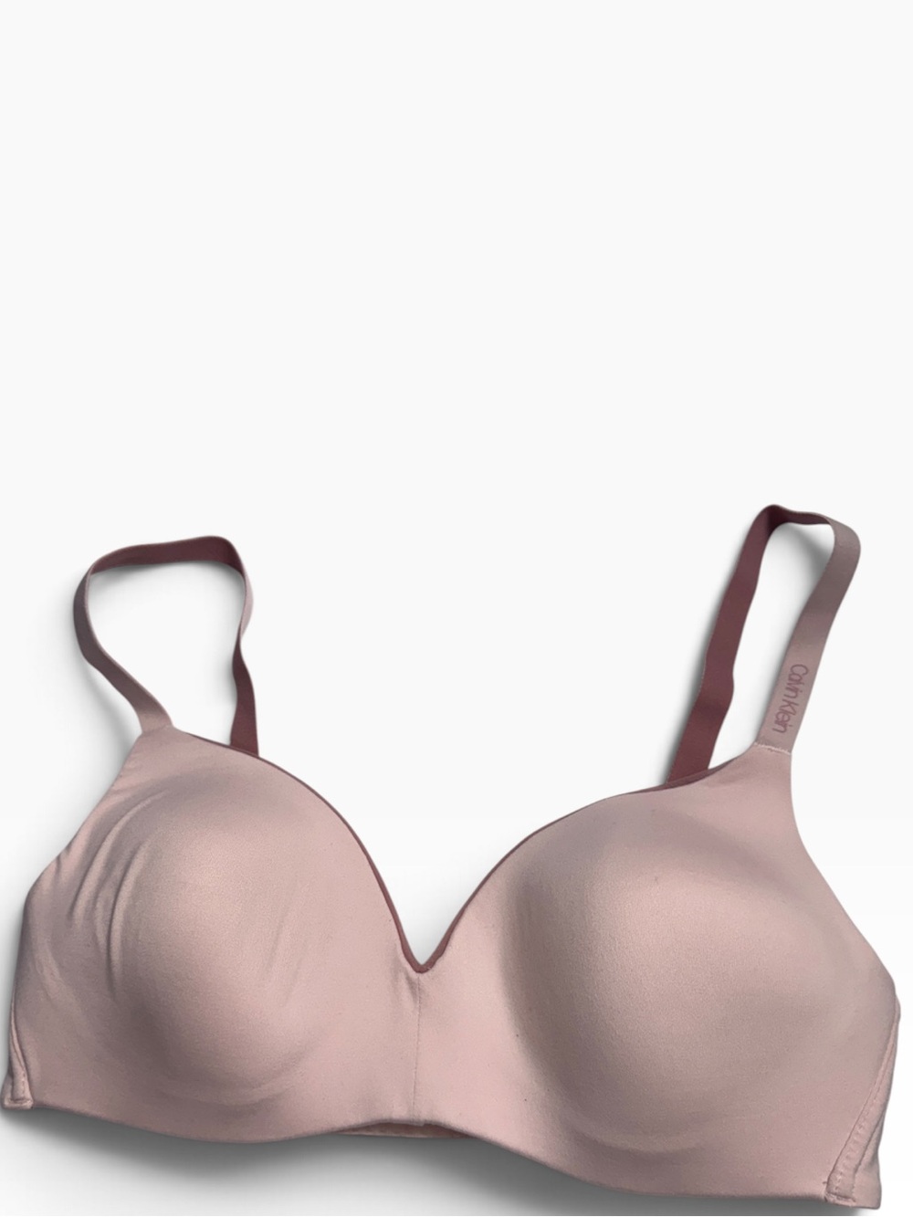 Calvin Klein Wireless Bra NWOT | Small • Pink • Smooth Molded Cups • Adjustable